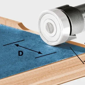 Festool HW D22/8-OFK Bündigfräser ( 490085 ) für OFK 500 Solange Der Vorrat Reicht