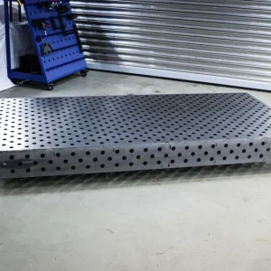 3D Schweißtischplatte D28 – Laserblech S355 15 mm- 2400x1200x200 Diagonalraster Heißes Angebot