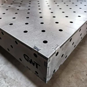 3D Schweißtischplatte D16-12 – Laserblech S355 – 2950x1450x150 Diagonalraster Direkt Vom Hersteller