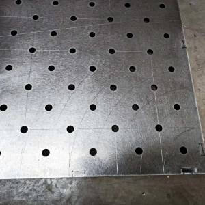 3D Schweißtischplatte D16-12 – Laserblech S355 – 2400x1200x150 Diagonalraster Online Kaufen